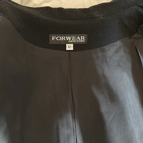 Black Peacoat in Perfect Condition Sz 12 - Picture 8 of 9